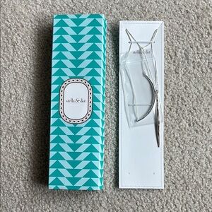 Stella & Dot Kari silver layered necklace - NEW IN BOX